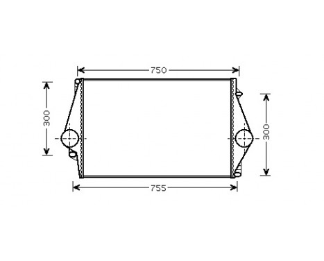 Intercooler, charger 59004136 International Radiators, Image 2