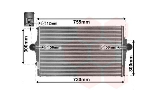 Intercooler, charger 59004137 International Radiators