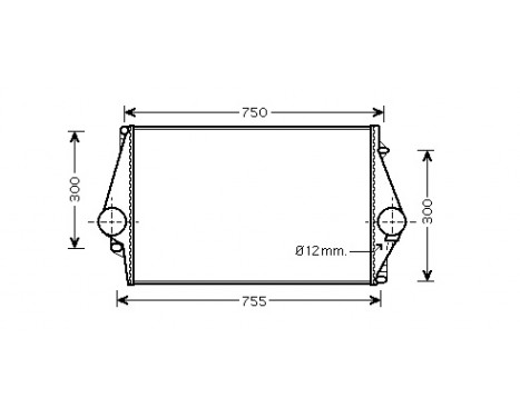 Intercooler, charger 59004137 International Radiators, Image 2