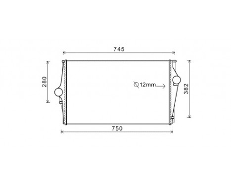 Intercooler, charger 59004151 International Radiators, Image 2