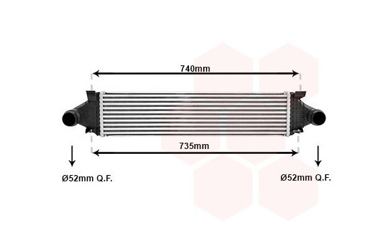 Intercooler, charger 59014703 International Radiators