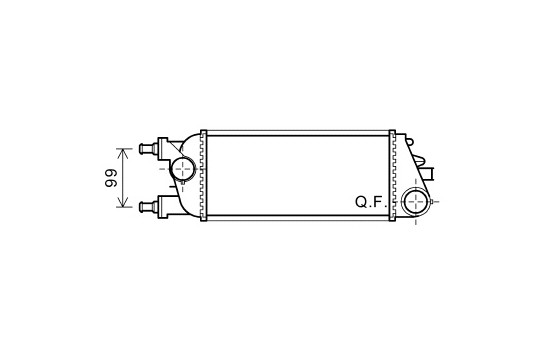 Intercooler, charger 73004100 International Radiators
