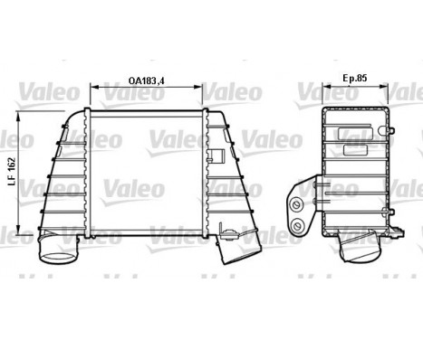 Intercooler, charger 817488 Valeo, Image 2