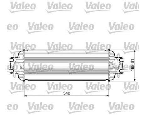 Intercooler, charger 817554 Valeo