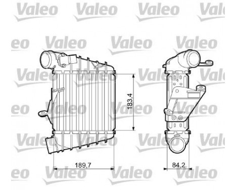 Intercooler, charger 817556 Valeo, Image 2