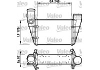 Intercooler, charger 817625 Valeo