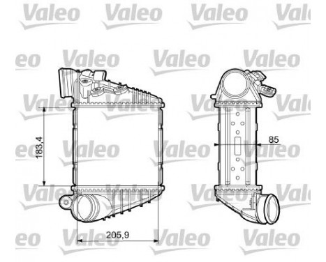 Intercooler, charger 817653 Valeo, Image 2