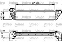 Intercooler, charger 817828 Valeo