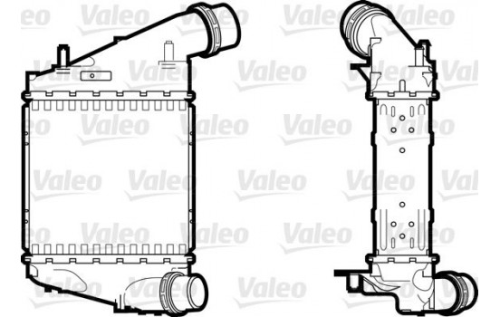 Intercooler, charger 818250 Valeo