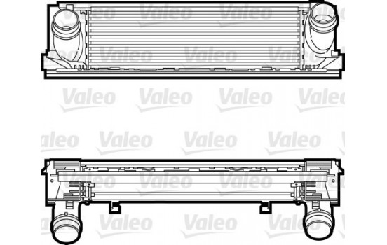 Intercooler, charger 818260 Valeo