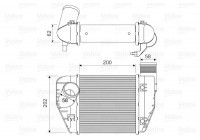 Intercooler, charger 818326 Valeo