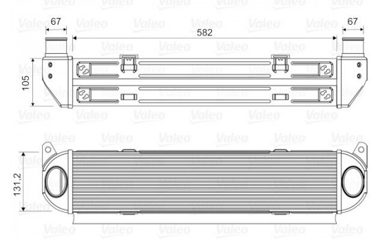 Intercooler, charger 818359 Valeo