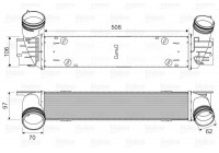 Intercooler, charger 818594 Valeo