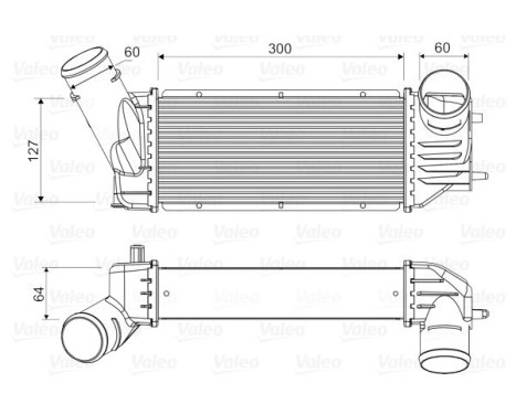 Intercooler, charger 818648 Valeo