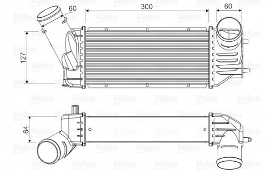 Intercooler, charger 818648 Valeo