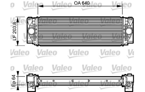 Intercooler, charger 818732 Valeo, Image 2