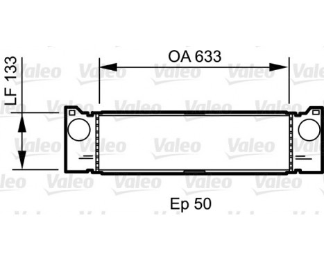 Intercooler, charger 818808 Valeo