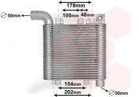 Intercooler, charger 82004359 International Radiators