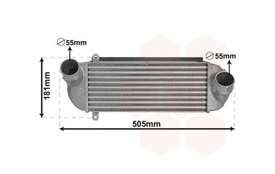 Intercooler, charger 82014702 International Radiators