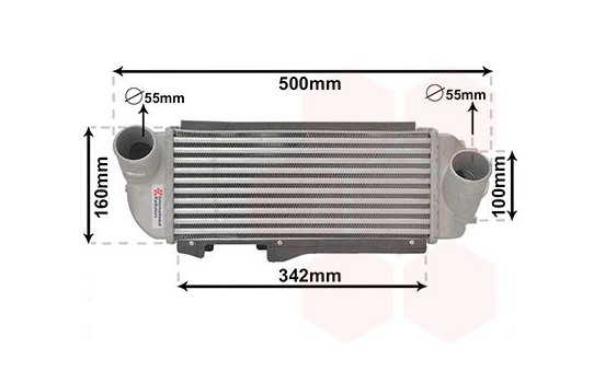 Intercooler, charger 82014707 International Radiators