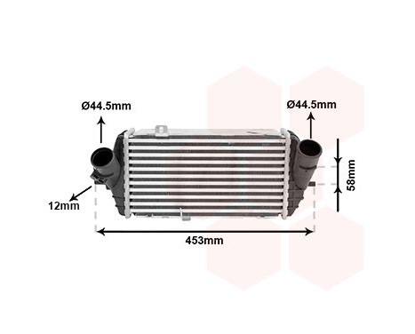 Intercooler, charger 82014711 International Radiators