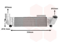 Intercooler, charger 83004209 International Radiators