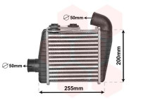 Intercooler, charger 83004232 International Radiators