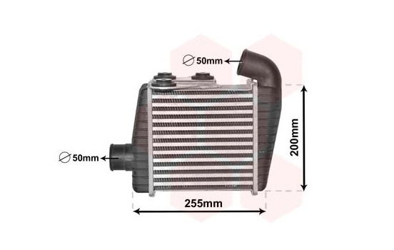 Intercooler, charger 83004232 International Radiators