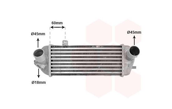 Intercooler, charger 83014700 International Radiators