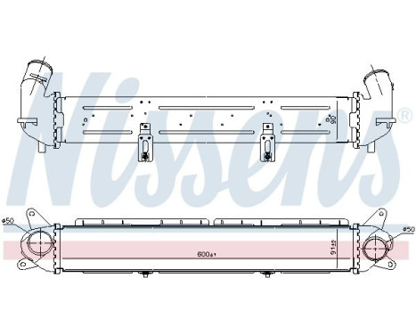 Intercooler, charger 961490 Nissens, Image 6