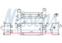 Intercooler, charger 961492 Nissens