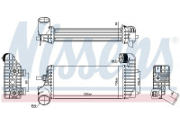Intercooler, charger 96221 Nissens