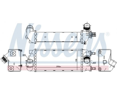 Intercooler, charger 96271 Nissens, Image 2