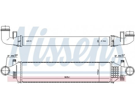 Intercooler, charger 96334 Nissens, Image 2