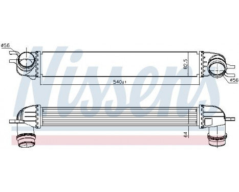 Intercooler, charger 96397 Nissens, Image 2