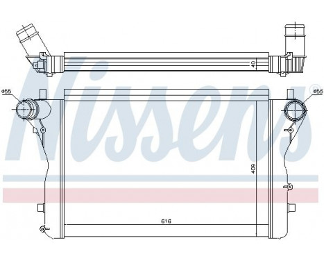 Intercooler, charger 96420 Nissens, Image 2