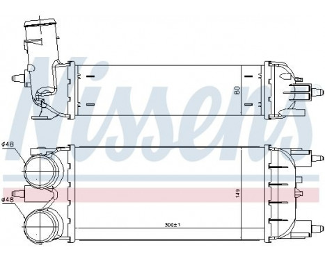 Intercooler, charger 96437 Nissens, Image 2