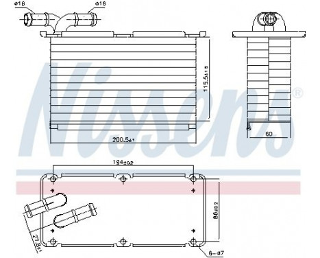 Intercooler, charger 96470 Nissens, Image 6