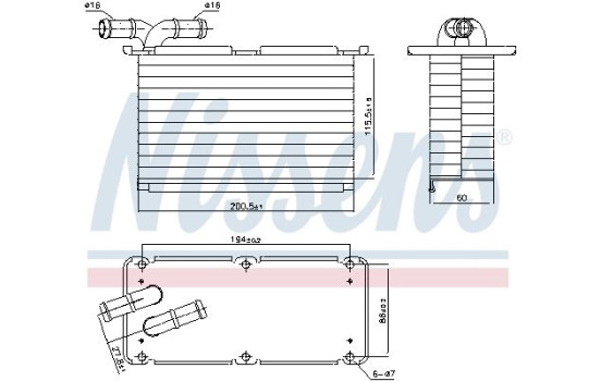 Intercooler, charger 96470 Nissens, Image 6