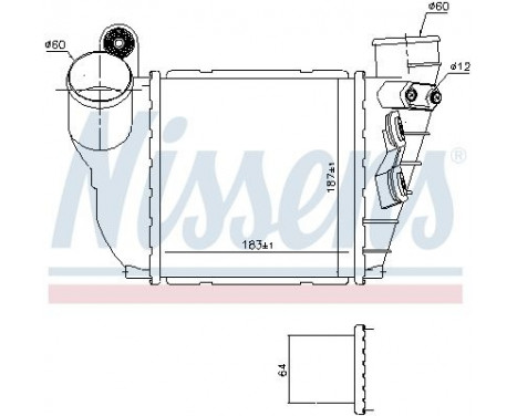 Intercooler, charger 96488 Nissens, Image 6