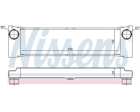 Intercooler, charger 96531 Nissens, Image 2
