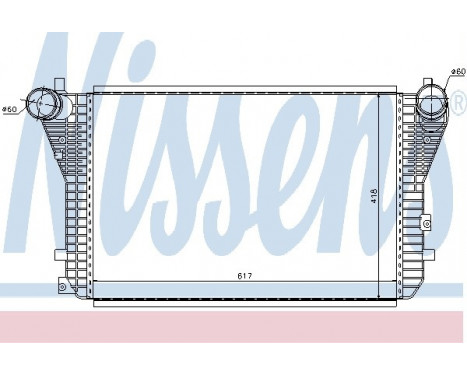 Intercooler, charger 96568 Nissens