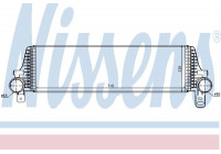 Intercooler, charger 96571 Nissens