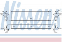 Intercooler, charger 96582 Nissens