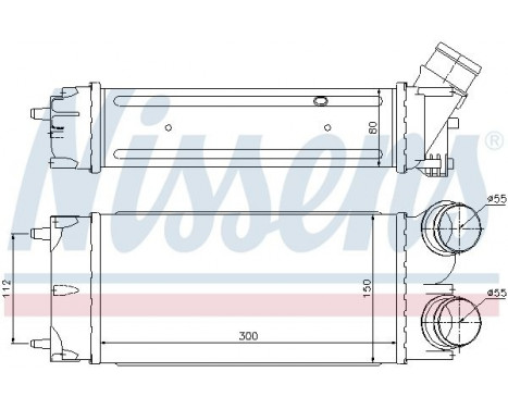 Intercooler, charger 96626 Nissens, Image 2