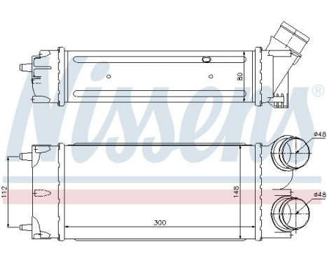 Intercooler, charger 96627 Nissens, Image 2