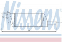 Intercooler, charger 96656 Nissens