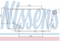 Intercooler, charger 96676 Nissens