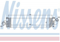 Intercooler, charger 96689 Nissens