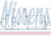 Intercooler, charger 96691 Nissens